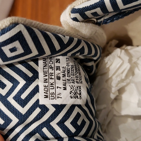 Adidas Originals NWOT Match Play Canvas Sneakers Men's 7.5 - Picture 6 of 8